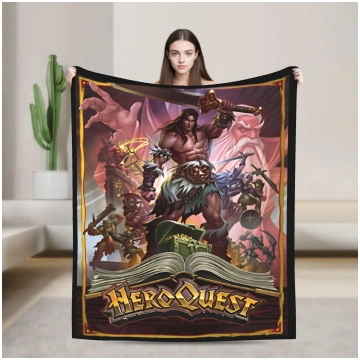 Super Warm Blanket Picnic Heroquest Card Game Thro