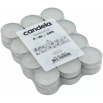 Tējas sveces Candela 24100151 — 24 gab., standarta