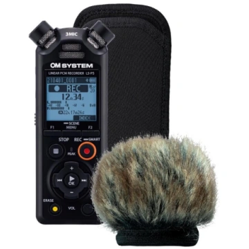 OM System audio recorder LS-P5 Wind Protection Kit