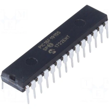 PIC microcontroller | Memory: 14kB | SRAM: 1024B |