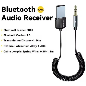 Essager USB Bluetooth papildu adapteris Sargspraud