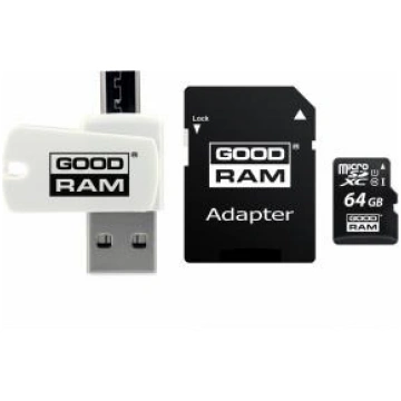 Goodram MicroSD 64GB All in one class 10 UHS I + C
