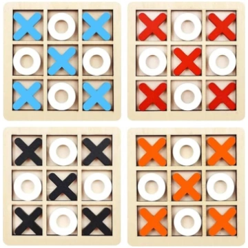 4 gabali Tic Tac Toe spēle - Tik Tak Toe - Tictact