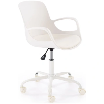 Ergonomisks datorkrēsls Frost baltā krāsā