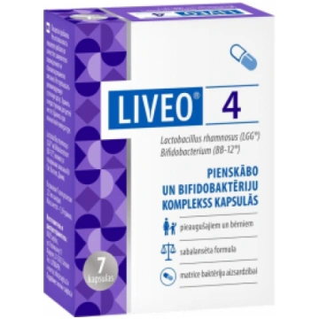 LIVEO 4, 7 kapsulas