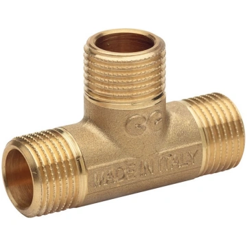 Trejgabals 1/2" M-M-M, misiņa | 95002 | 8431977201