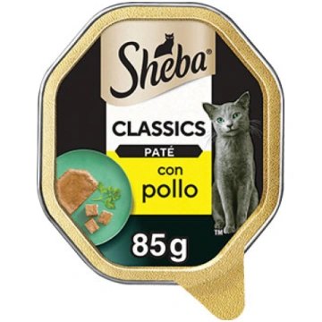 Barība kaķiem Sheba Classics Tray ar vistu 85g