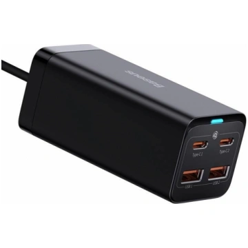 BASEUS GaN3 Pro Lādētājs PD / 65W / 2x USB-C / 2x 