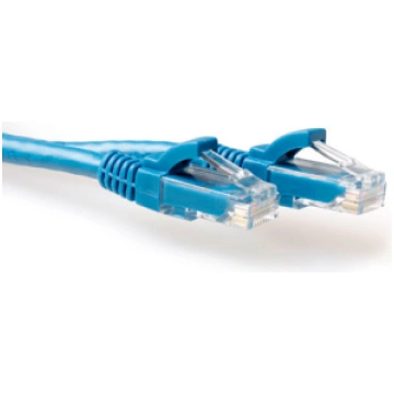 ACT Cat6A UTP 0.5m tīkla kabelis Zils 0,5 m