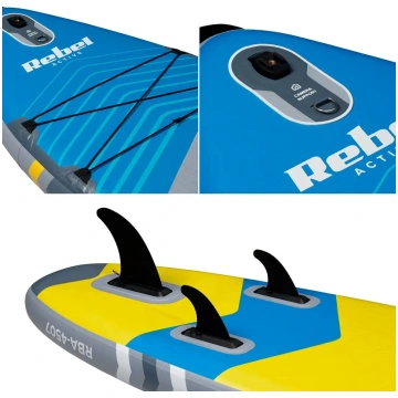 Piepūšamā SUP dēlis Rebel Active RBA-4507 (zils) –