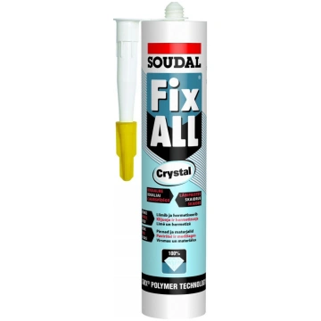 Līme - hermētiķis Soudal FIX ALL Crystal 290 ml, c