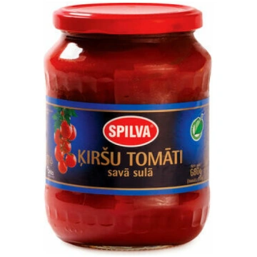Ķiršu tomāti savā sulā 720ml, Spilva