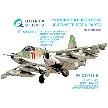 Sukhoi Su-25 - Exterior Set Part 2 (for Zvezda Kit