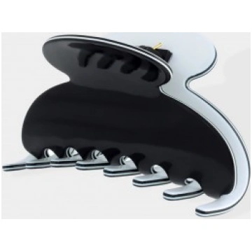 Cm 9 layer black rhodoid handmade hair gripper