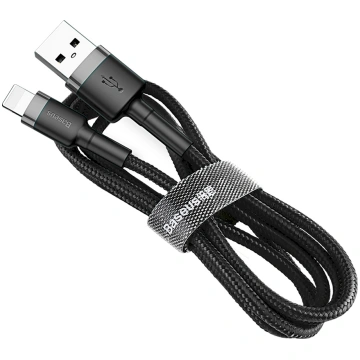 CABLE LIGHTNING TO USB 0.5M/GRAY/BLACK CALKLF-AG1 