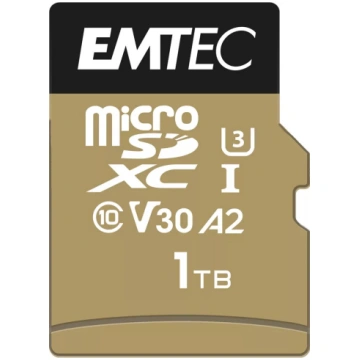 Zibatmiņa Emtec 1TB MicroSDXC UHS-I ECMSDM1TXC10SP