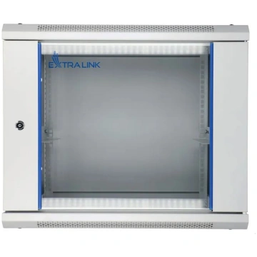 Extralink Rackmount cabinet 9U 600x600 Gray wall m