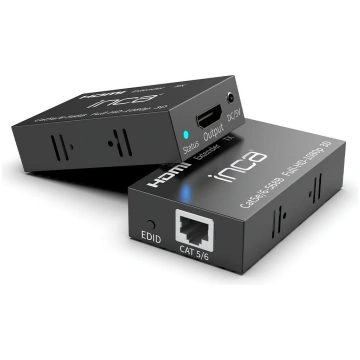 INCA HDMI pagarinātājs HDMI1.4 ieeja/izeja/Cat5e/6