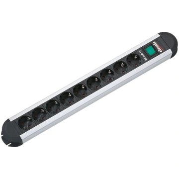 Bachmann PRIMO socket strip 9x earthing contact, a