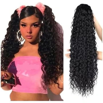 Zirgastes matu pagarinājums „Curly Extensions“ ar