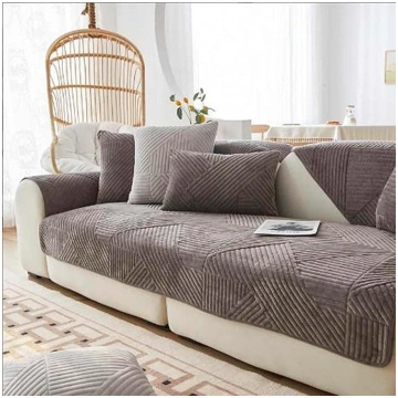 Velvet Sofa Cover Non-Slip Sofa Blanket, Sofa Prot