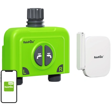 RainPoint WiFi 2 zonu apūdeņošanas kontrolieris ar