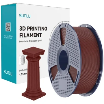 Sunlu PLA High-Speed Marble Filament (ieģeļu sarka