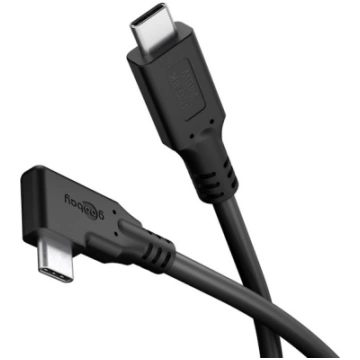 Goobay USB-C Angled Cable 90° USB4 100W 1m 79430