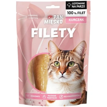 Mitrie kaķu gardumi pan miĘsko Chicken Fillets 100
