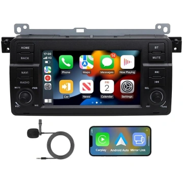 Android 14 Auto radio priekš BMW E46 3 Series M3 1