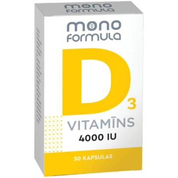 MONO FORMULA D3 vitamīns 4000SV kapsulas N30