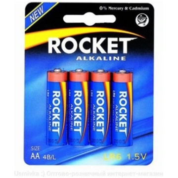 Rocket LR6-4BB (AA) Blister Pack 4pcs MAN#LR06BL4