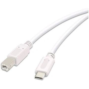 Vivanco cable USB-C - USB-B 3m, white (45356) | 45
