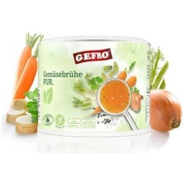 Bezglutēna GEFRO PUR dārzeņu buljons, 300 g. GEFRO