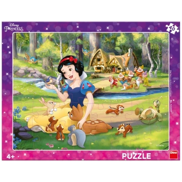 Puzle Dino Snow White and Animals 32225D, 31 cm x 