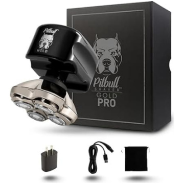 skull shaver pitbull gold