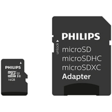 Philips MicroSDHC Card 32GB Class 10 UHS-I U1 incl