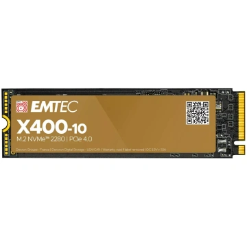 SSD M.2 4 TB EMTEC X400-10 — PCIe 4.0 NVMe, lasīša