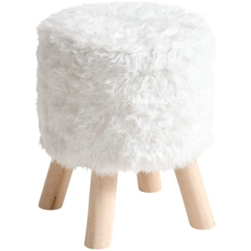 Pufs TEDDy 40cm - balts
