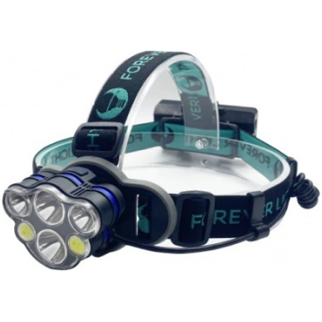 LED galvas lukturis Ultra T6 2x 10W + XP-E 2x 3W 5