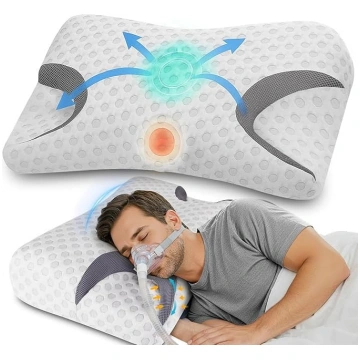CPAP atmiņas putu spilvens sānu gulētājiem, miega 