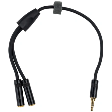 Fuj:tech 3.5mm TRS male – 2 x 3.5mm TRS female Y-s