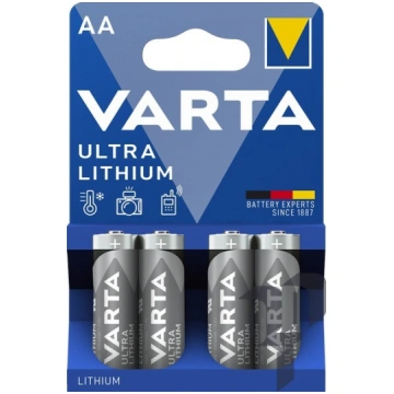 6106/4 AA baterijas litija VARTA Professional Lith