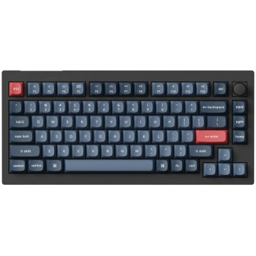 Mehāniskā tastatūra Keychron V1 MAX 75% Brown Swit