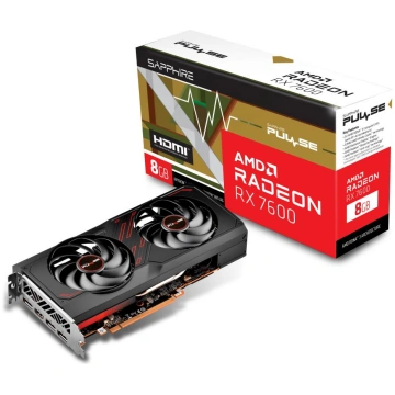 SAPPHIRE PULSE AMD Radeon RX 7600 GAMING OC 8G Gra