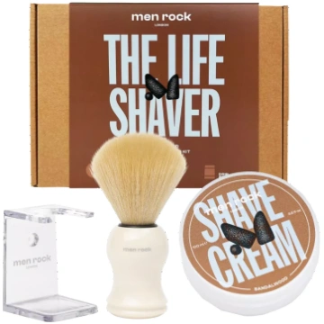 MEN ROCK Sandalwood, Shaving komplekts, 1 gab