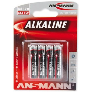 ANSMANN Battery Micro AAA red-line 4pcs/pack Alkal