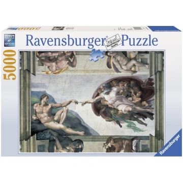 Ravensburger puzzle 5000 pc Ādama radīšana 174089V