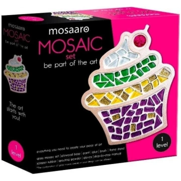 Mozaīka Roter Kafer Cupcake, daudzkrāsaina