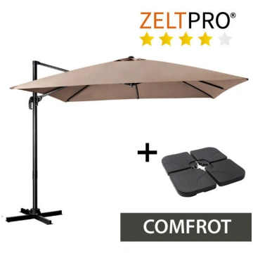 Saulessargs ar atsvara paliktni Comfort Taupes krā